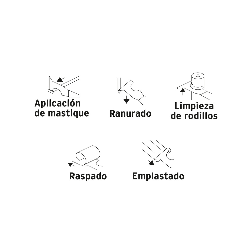 Espátula Metálica 5 en 1