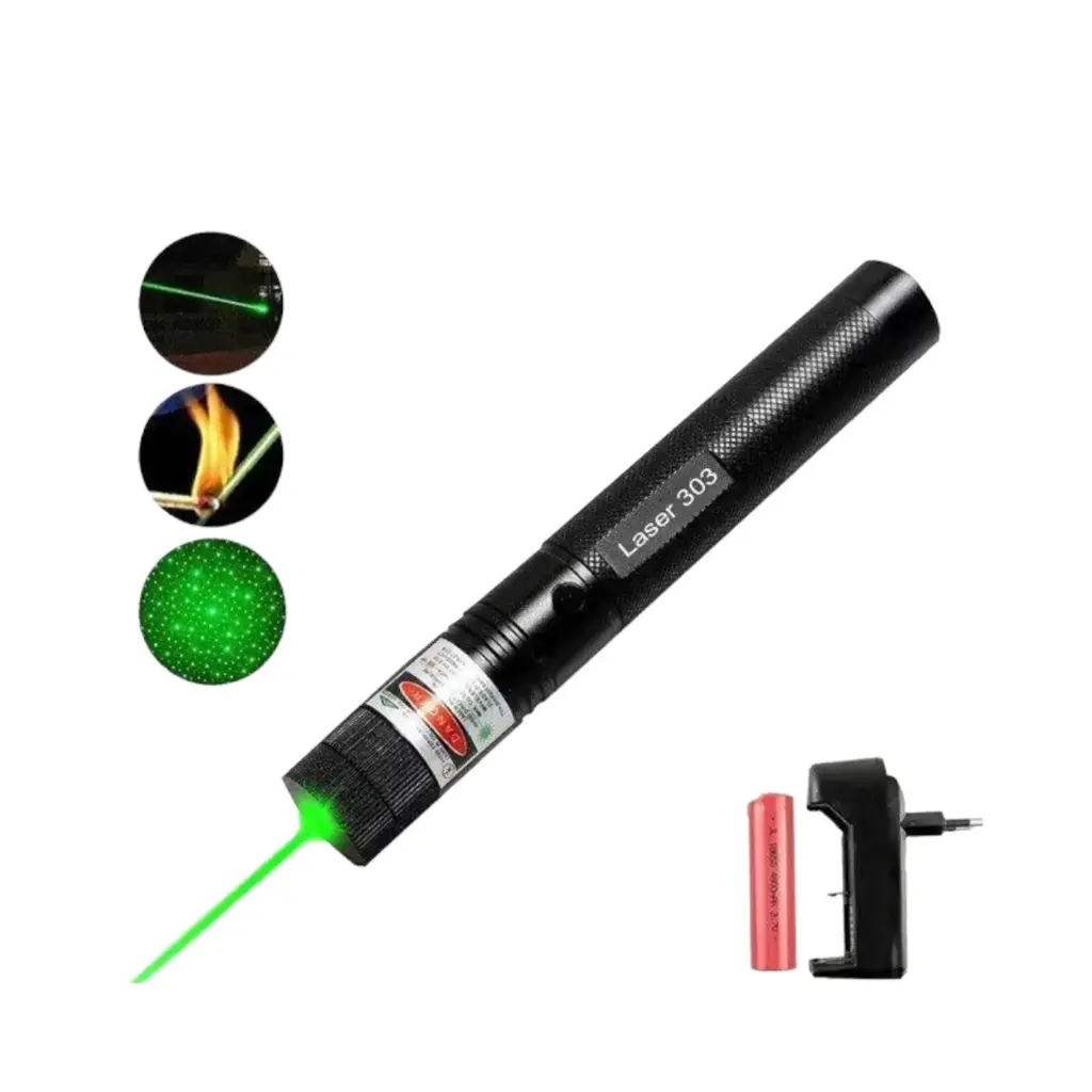 Puntero Laser Verde IRM Recargable USB 500 Mw Alta Potencia