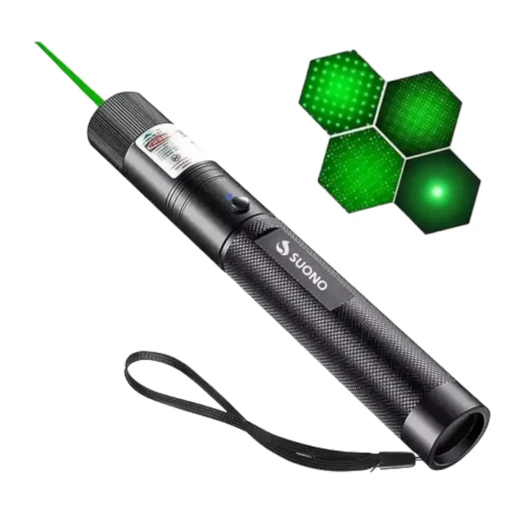 Puntero Laser Verde IRM Recargable USB 500 Mw Alta Potencia