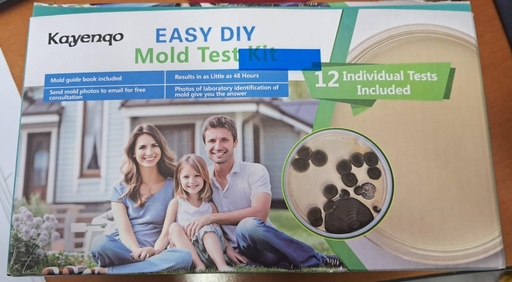 [B0D7CWD63N] Kit de Detección de Moho para el Hogar 12 Pruebas Simples HVAC.