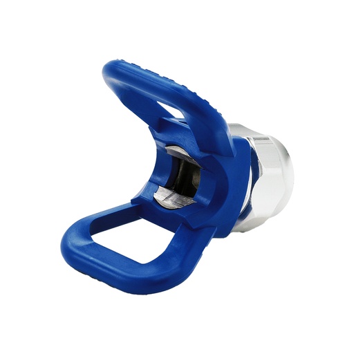 [246215] HandTite™ Blue RAC X Tip Guard: 7/8-Inch Thread (Graco Standard)