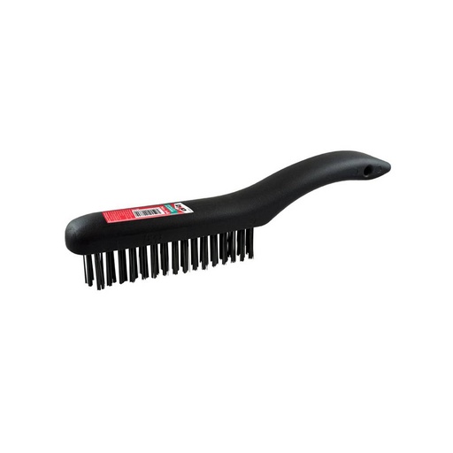 [ECA100] Cepillo de alambre con mango negro 